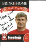 Roger Hunt signed 6x4 Powerhouse promotional photo card. Good Condition. All signed pieces come with