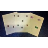 13 GB stamps fixed to loose album pages. Mainly used, mixed conditions. Catalogue value over £400.