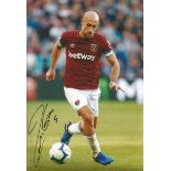 Pablo Zabaleta Signed West Ham United 8x12 Photo. Good Condition. All signed pieces come with a