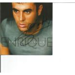 Music Enrique Iglesias signed CD insert. CD included. Good Condition. All signed pieces come with