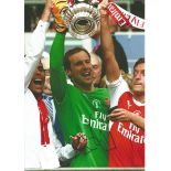 Petr Cech signed 12x8 colour photo. Czech former professional footballer who played as a goalkeeper.