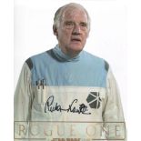 Star Wars 8x10 Photo From Star Wars Rogue One Signed By Actor Richard Franklin. Good Condition.