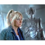 Doctor Who 8x10 Inch Photo Signed By Actress Camille Coduri. Good Condition. All signed pieces