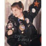 Doctor Who 8x10 Photo From Doctor Who Signed By Actress Sophie Aldred. Good Condition. All signed