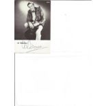 Music Val Doonican signed 6x4 b/w photo. Good Condition. All signed pieces come with a Certificate