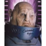 Doctor Who 8x10 Photo From Doctor Who Signed By Actor Christopher Ryan. Good Condition. All signed