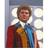 Colin Baker Dr. Who hand signed 10x8 photo. This beautiful hand signed photo depicts Colin Baker