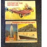 Brooke Bond picture cards in 2 special printed albums. 1968 History of the motor car 50 cards ad