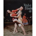 Bond Girl 8x10 Photo From The Bond Movie From Russia With Love Signed By Actress Martine Beswick.