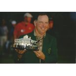 Mark O'Meara Signed Masters Golf 8x12 Photo. Good Condition. All signed pieces come with a