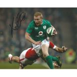 Keith Earles Signed Ireland Rugby 8x10 Photo. Good Condition. All signed pieces come with a