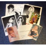 Assorted signed glamour collection. Seven signed items mainly photos. Some of names included are