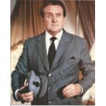 James Bond Patrick Macnee genuine authentic signed 10x8 colour photo. Good Condition. All signed