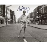 Twiggy Signed 8x10 Inch Photo, Twiggy Was The Face Of The Sixties And A Legendary Fashion Icon. Good