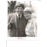 Michael Williams and Judi Dench signed 10x8 b/w photo. Dedicated. Good Condition. All signed