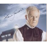 Dr Who Derek Jacobi signed 10 x 8 photo of Jacobi in character as The Master. Good Condition. All
