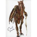 Star Wars 8x12 Inch Photo From Star Wars Signed By Actor Richard Stride. Good Condition. All