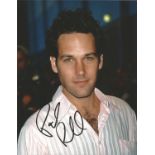 Paul Rudd signed 10 x 8 colour Photoshoot Portrait Photo, from in person collection autographed at