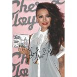 Music Cher Lloyd 12x8 signed colour photo. Cher Lloyd is an English singer, songwriter, and model.