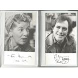 TV/Radio signed 6x4 photo collection. Amongst the signatures are Jill Summers, Jean Alexander,