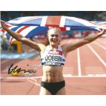 Beth Dobbin Signed Athletics 8x10 Photo. Good Condition. All signed pieces come with a Certificate