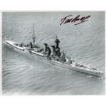 HMS Hood 8x10 Photo Of HMS Hood, Sunk By The German Battleship Bismarck With The Loss Of All But