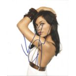 Rosario Dawson signed 10 x 8 colour Photoshoot Portrait Photo, from in person collection autographed