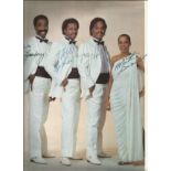 Music The Platters signed 12x8 colour photo. Good Condition. All signed pieces come with a