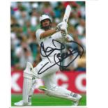 Cricket Ian Botham signed 7x6 colour action shot photo. Good Condition. All signed pieces come