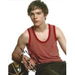 Nicholas Hoult signed 10 x 8 colour Skins Photoshoot Portrait Photo, from in person collection