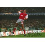 Football Paul Merson signed 12x8 colour photo. English football television pundit and former
