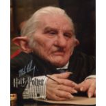 Harry Potter Movie 8x10 Photo Signed By Michael Henbury As Gringot's Goblin. Good Condition. All