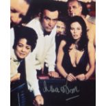 007 Bond Girl 8x10 Photo From The Bond Movie Diamonds Are Forever Signed By Actress Lana Wood.