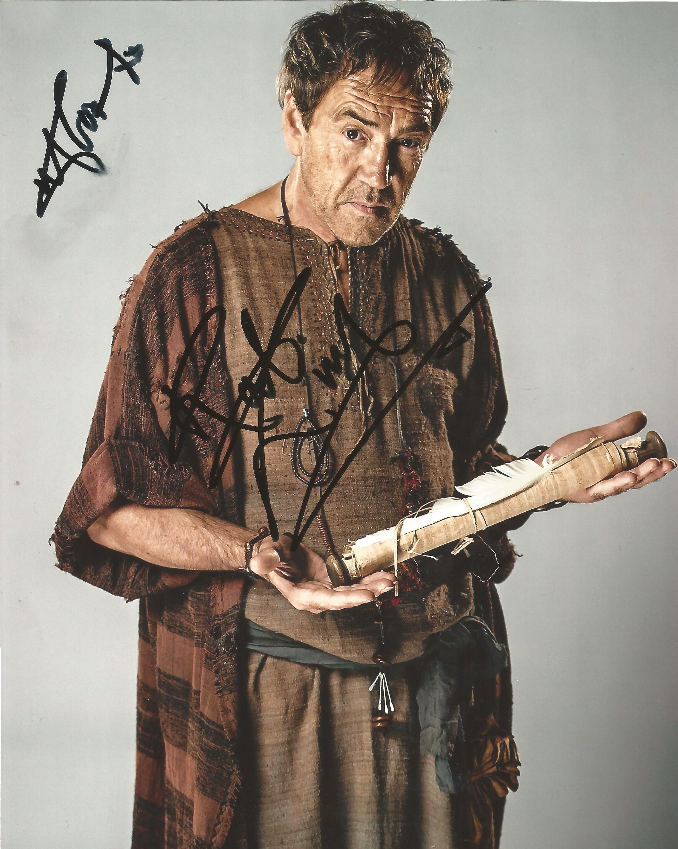 Robert Lindsay signed 10 x 8 colour Atlantis Portrait Photo, from in person collection autographed