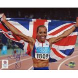 Dame Kelly Holmes Stunning 8x10 Inch Photo Hand Signed By Dame Kelly Holmes. This Is An Official