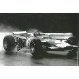 Motor Racing Jackie Oliver signed 12x8 b/w photo. British former Formula One driver and team-owner