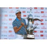 Rafa Cabrera-Bello signed 12x8 colour photo. Spanish professional golfer who plays on the European