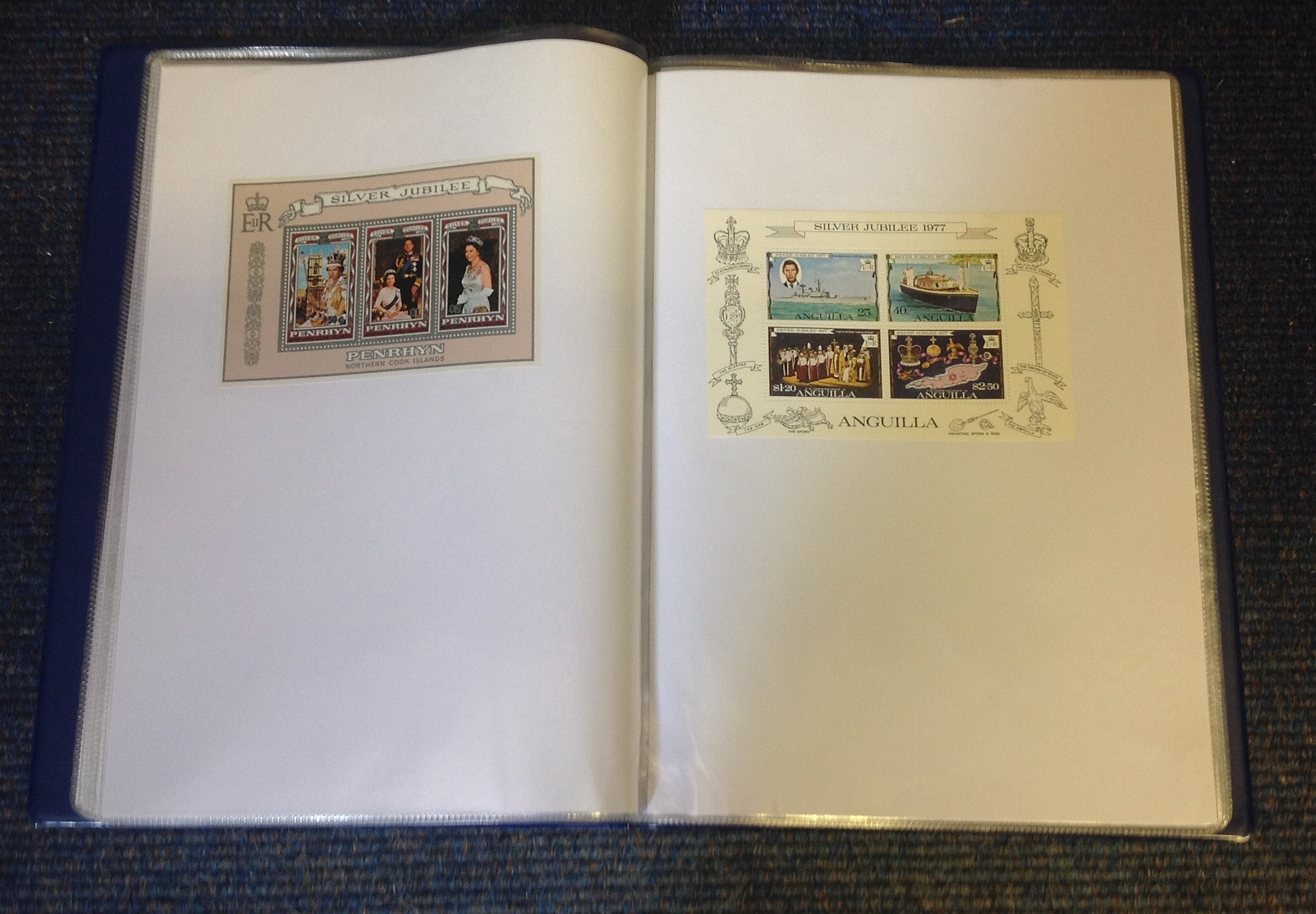 Souvenir stamp sheet collection. Mainly British commonwealth to celebrate 1977 Silver Jubilee. All - Image 3 of 6