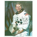 Hank Hartsfield Nasa Astronaut Signed 8x10 Promo Dedicated Photo. Good Condition. All signed