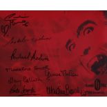 Horror Movies Multi-Signed 8x10 Hammer Horror Movies 8x10 Photo Signed By Eight Stars Who Have