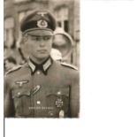 Marlon Brando signed 6 x 4 b/w photo in German Uniform. Good Condition. All signed pieces come