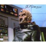 Doctor Who 8x10 Photo From Doctor Who Signed By Actor David Gooderson As Davros. Good Condition. All