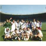 Football West Ham 1980 FA Cup final winners 8x10 colour photo signed by 8 members of the Hammers