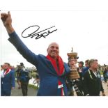 Thomas Bjorn Signed Ryder Cup Golf 8x10 Photo. Good Condition. All signed pieces come with a