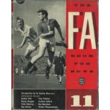 Stanley Matthews signed The FA Book for Boys. Signed on inside front page. Good Condition. All