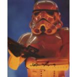 Star Wars 8x10 Photo From Star Wars Signed By Actor Alan Flyng. Good Condition. All signed pieces