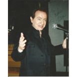Jackie Mason signed 10x8 colour photo. American stand-up comedian and film and television actor.