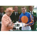 Ryan Moore Signed Horse Racing Jockey 8x12 Photo. Good Condition. All signed pieces come with a