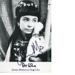 Doctor Who 6x4 Inch Photo Signed By The Late Zienia Merton. Very Rare On Doctor Who Items. Good