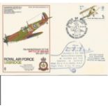 Sir Keith Park signed rare RAF Uxbridge Spitfire cover SC30. New Zealand soldier, First World War